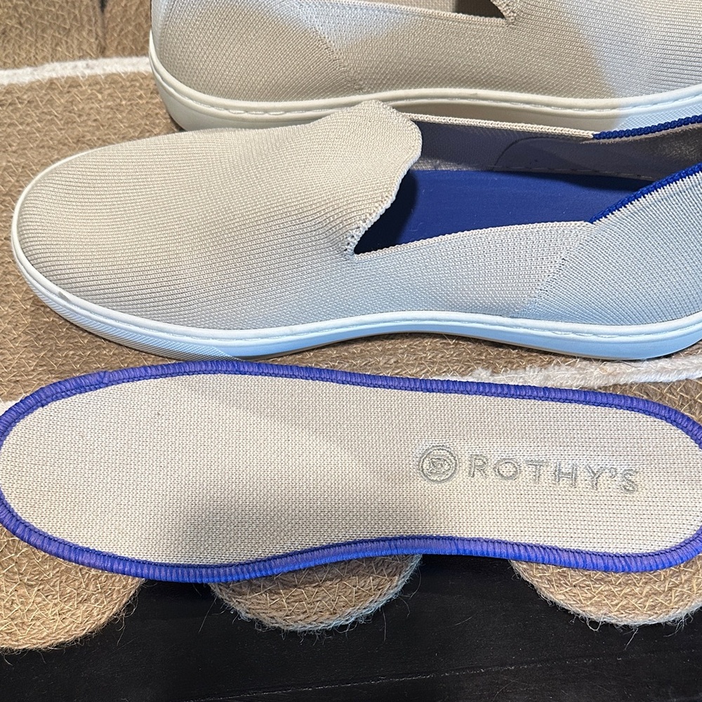 Rothy's Original Slip-On Sneaker Sand - Picture 8 of 8